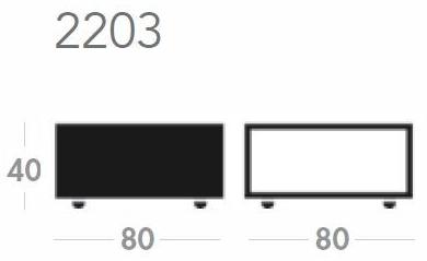 Sedex Столик из фанерованной древесины Onda 2203 - Вид №3