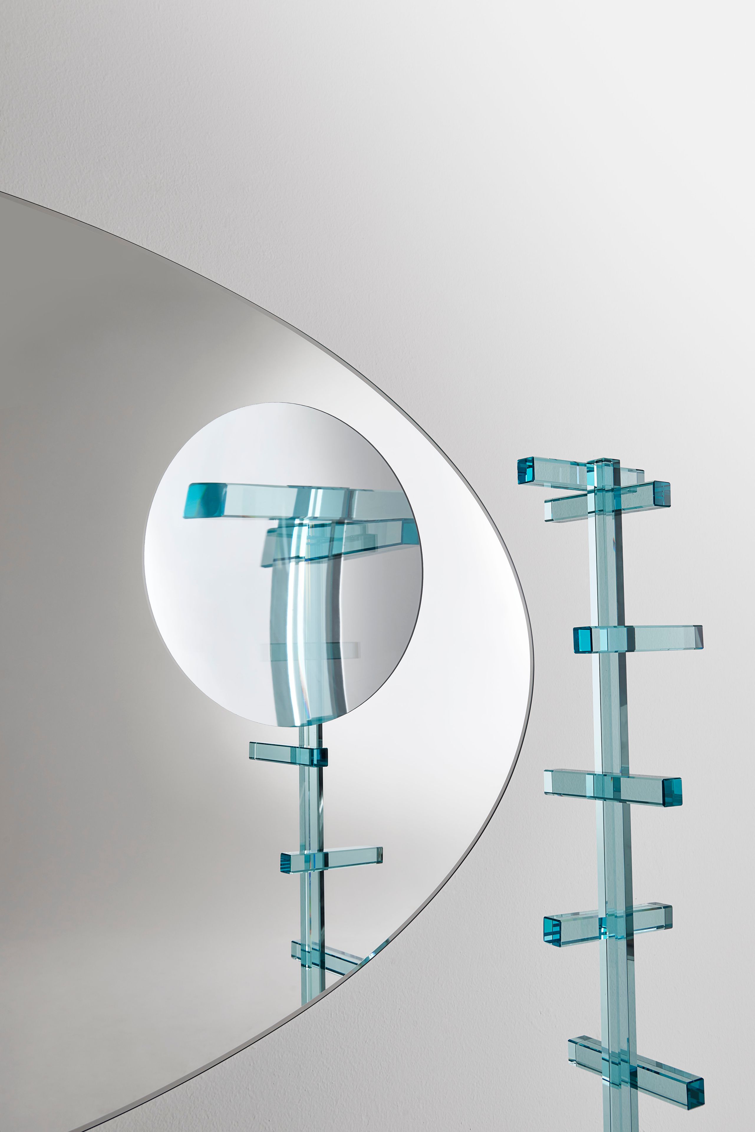 Овальное зеркало из хрусталя Glas Italia CELESTE ARCH-00098834 - Вид №2