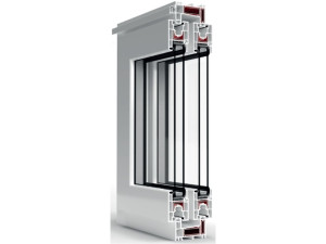 Раздвижные окна из ПВХ с двойным остеклением