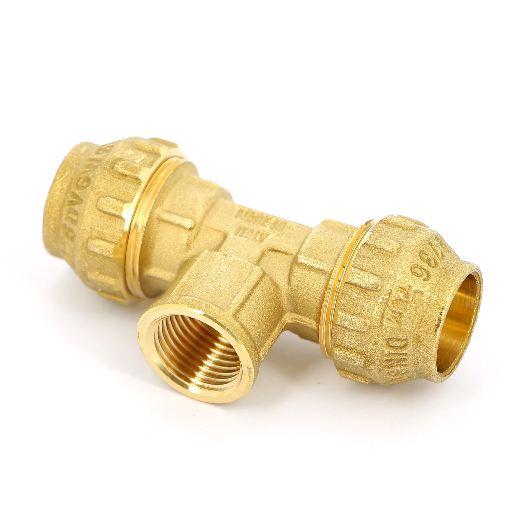 Тройник обжим-В TIEMME 20х1/2"х20 3400043 - Вид №1