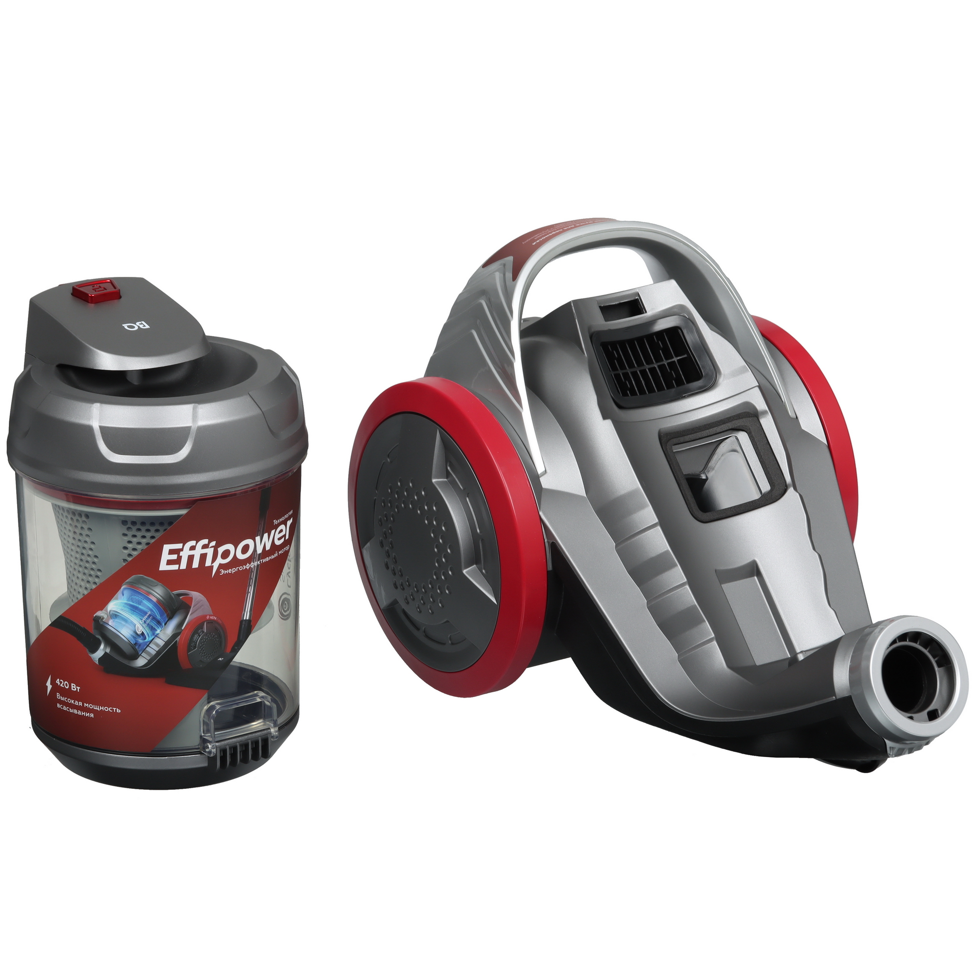 9970319 Пылесос BQ VC1606C красный STDN-0092617 - Вид №6