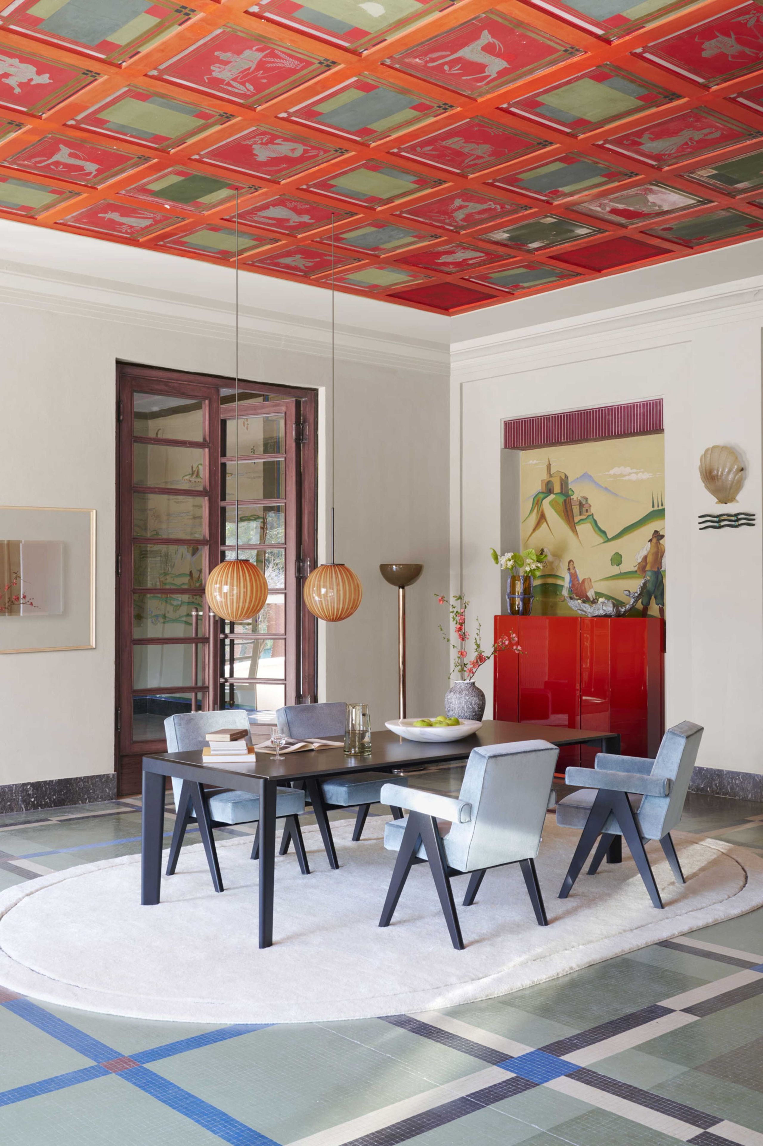 Тканевый стул с подлокотниками CASSINA COMMITTEE ARCH-00057525 - Вид №4