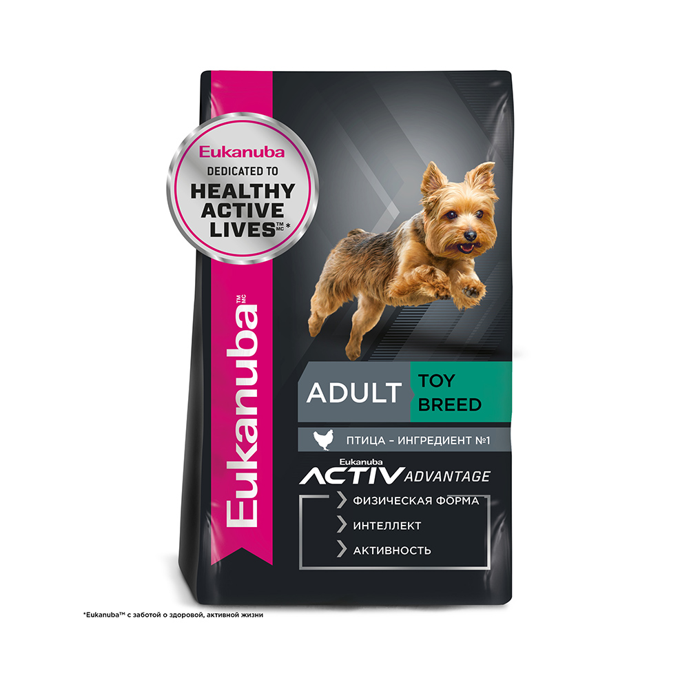 ПР0055339 Корм для собак для миниатюрных пород, курица сух. 3,5кг Eukanuba 