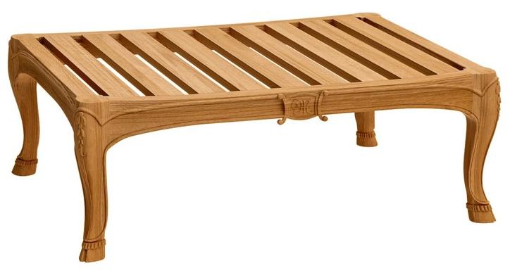 ASTELLO Садовый пуф из тика Fleur de lys sun-id-1465861 - Вид №2