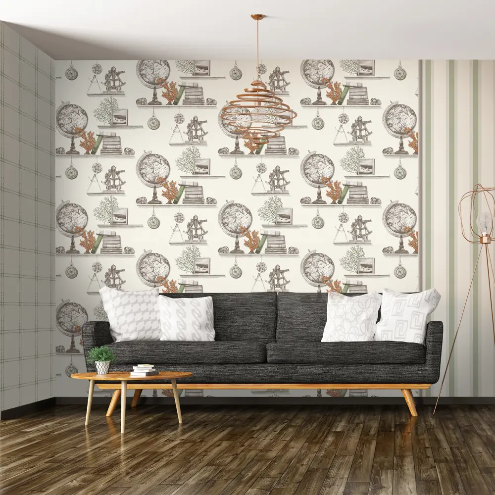 Обои флизелиновые Euro Décor «Sea» 1146-00, 1.06x10 м, цвет зелёный 82024427 STLM-2070539 EURO DECOR - Вид №5