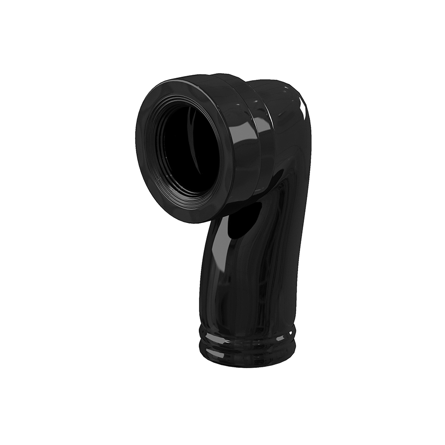 Burlington Jet Керамический сифон для преобразования поддона P-сифона в выходное отверстие S-образного пола белый C26  - Вид №1