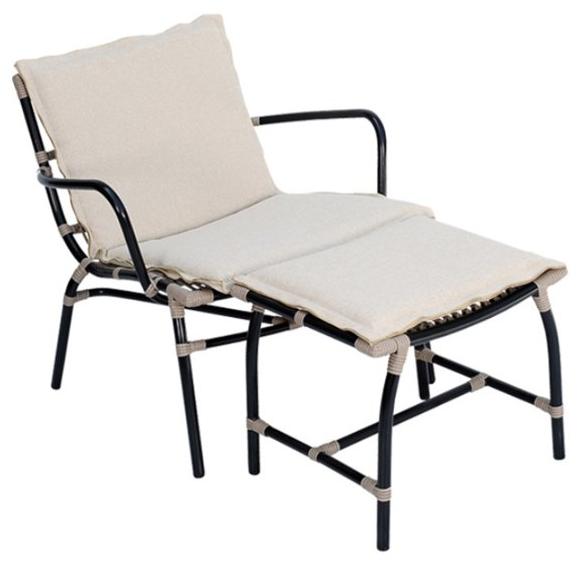 cbdesign Садовое кресло из синтетического волокна с подлокотниками Lara N416n2 - Вид №1