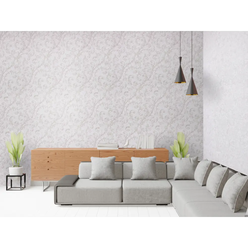 Обои флизелиновые Startdeco Магдалена серые 1.06 м 989322 STLM-2088630 - Вид №3