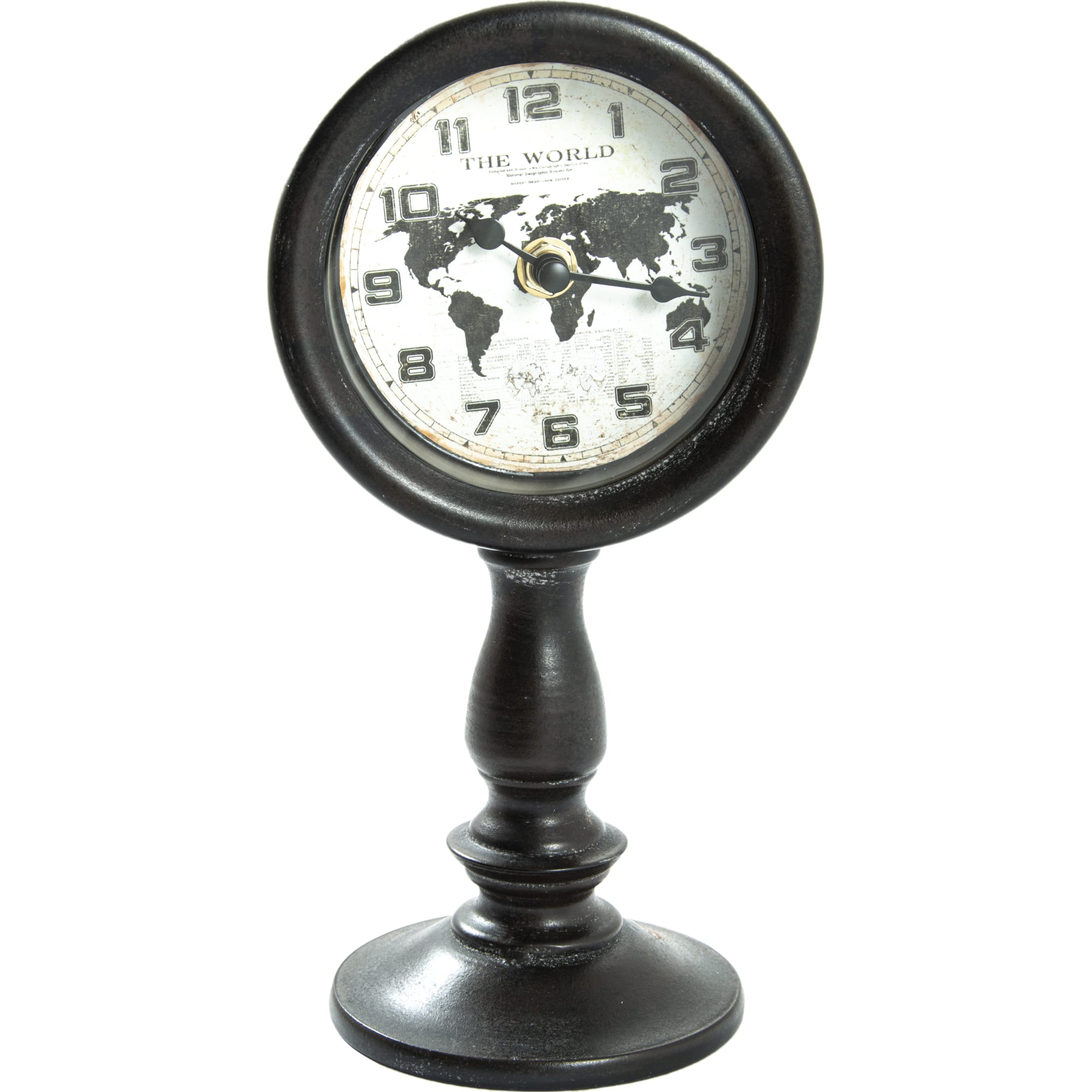 82735922 Часы настольные «» металл чёрные 12х10х23 см Хрономет Santreyd 