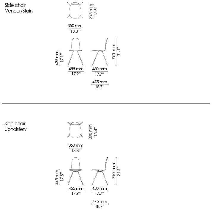 Howe Стул из мягкой ткани The tongue sun-id-1344559 - Вид №2