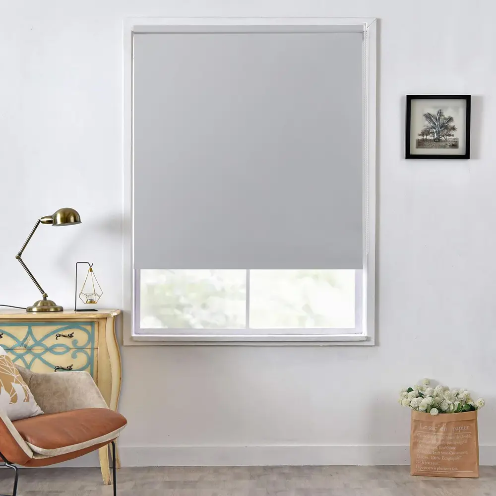 Штора рулонная KREAFORTA Oka 110x190 см серая STLM-2014365 - Вид №7