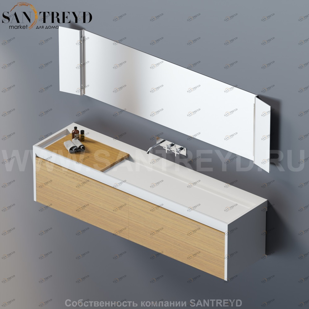 Evoluzione - система столешниц и блоков для хранения. Главнаой особенностью является реализация композиции по индивидуальным размерам Agape