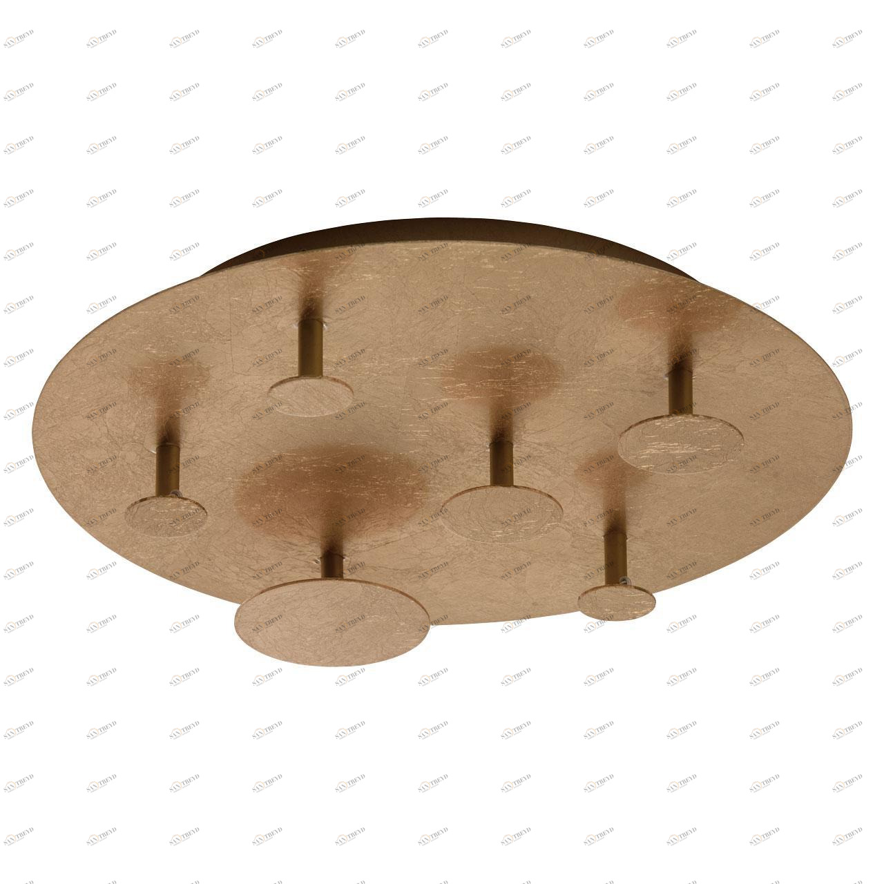Потолочный светодиодный светильник De Markt Галатея 6 452012606 DE MARKT ГАЛАТЕЯ 6 202640 Золото 