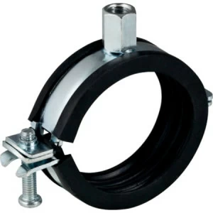 GEBERIT 601.856.26.1 Хомут для трубы изолированный Geberit, с резьбовой муфтой M8/M10