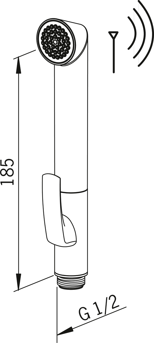 Oras 272055 Smart Bidetta pучной душ 272055 Optima Хром  - Вид №1