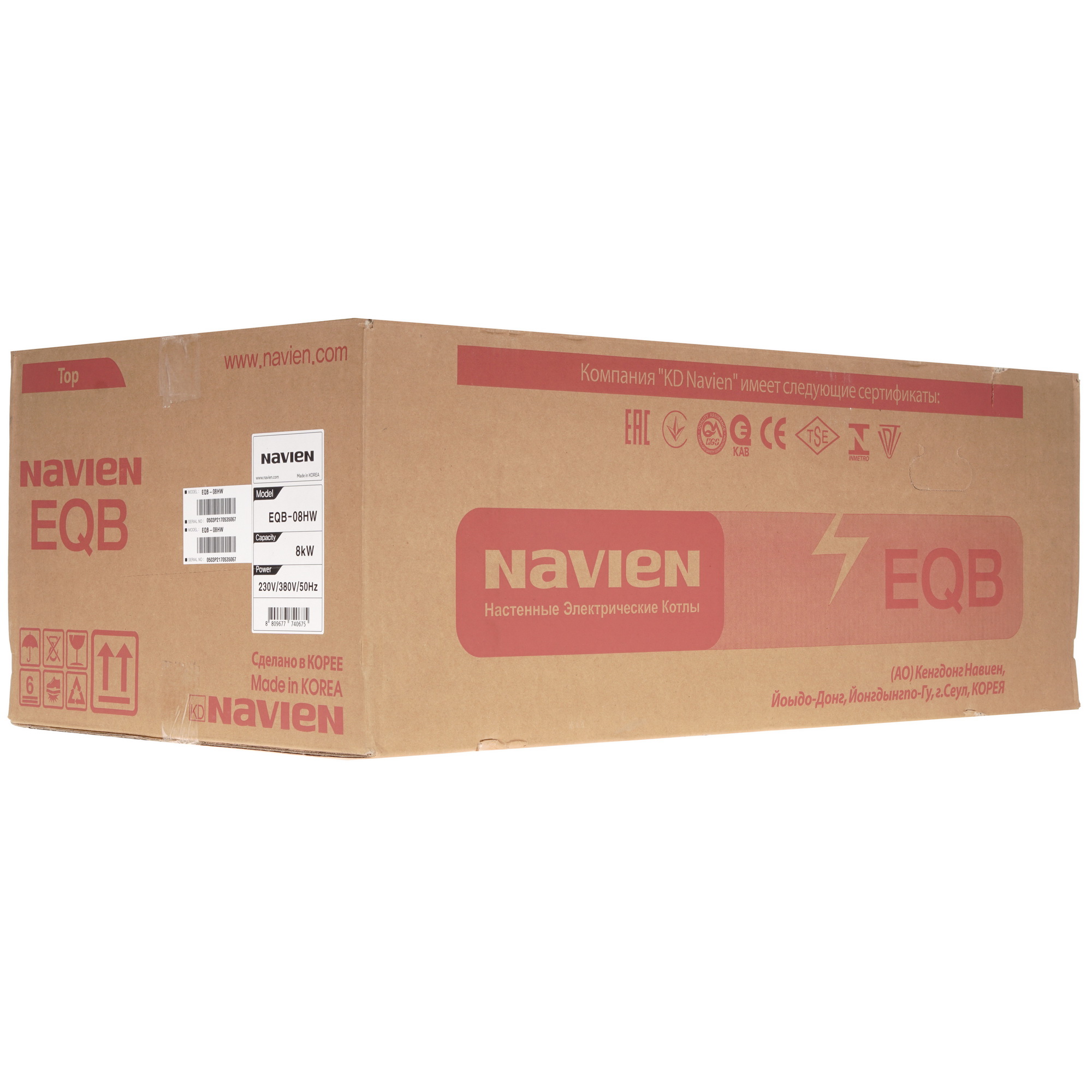 5317104 Электрический котел Navien EQB-08HW 8.1 кВт STDN-0096801 - Вид №8