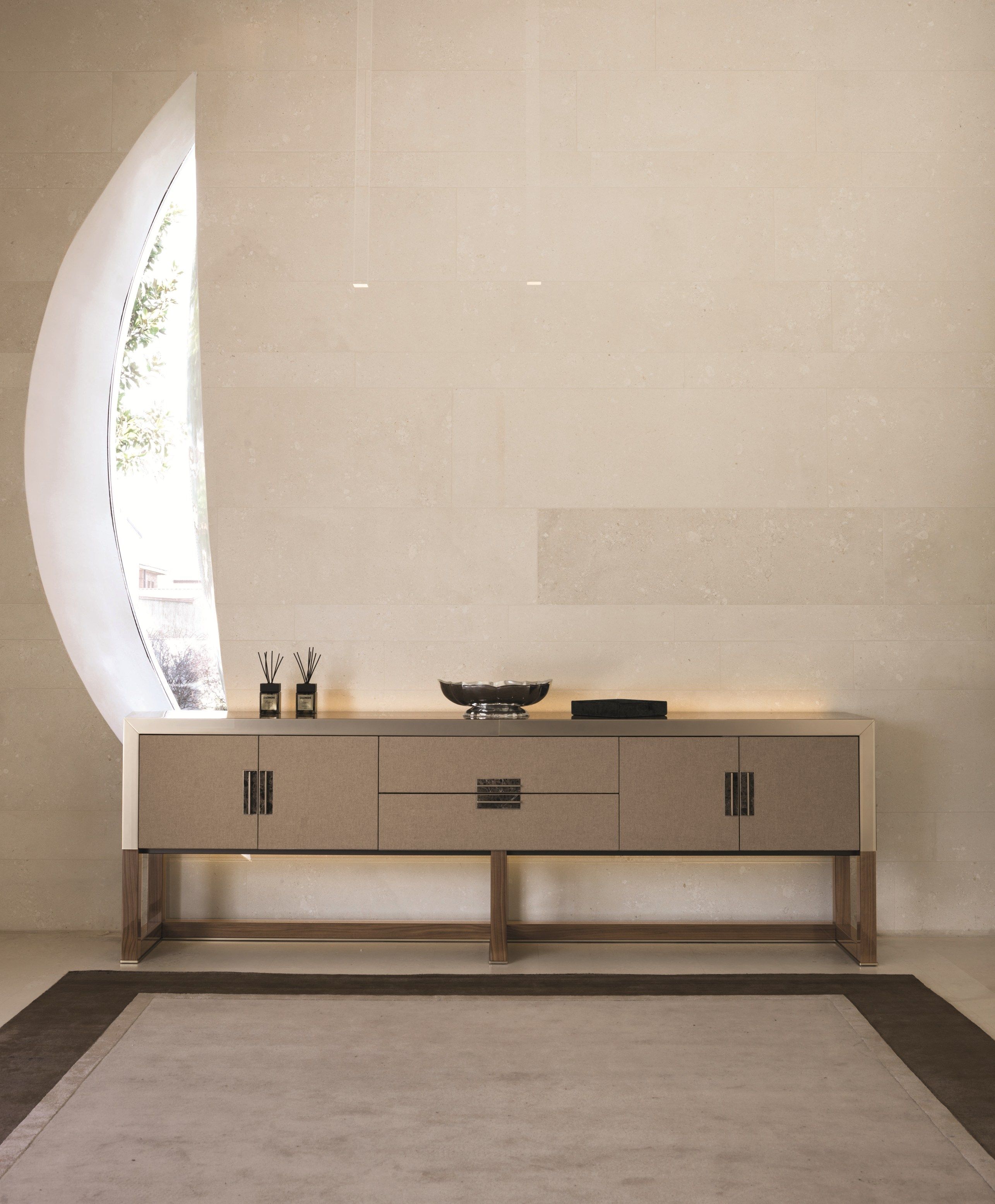 Кашемировый шкаф со встроенным освещением Longhi Loveluxe ARCH-00080432 - Вид №1