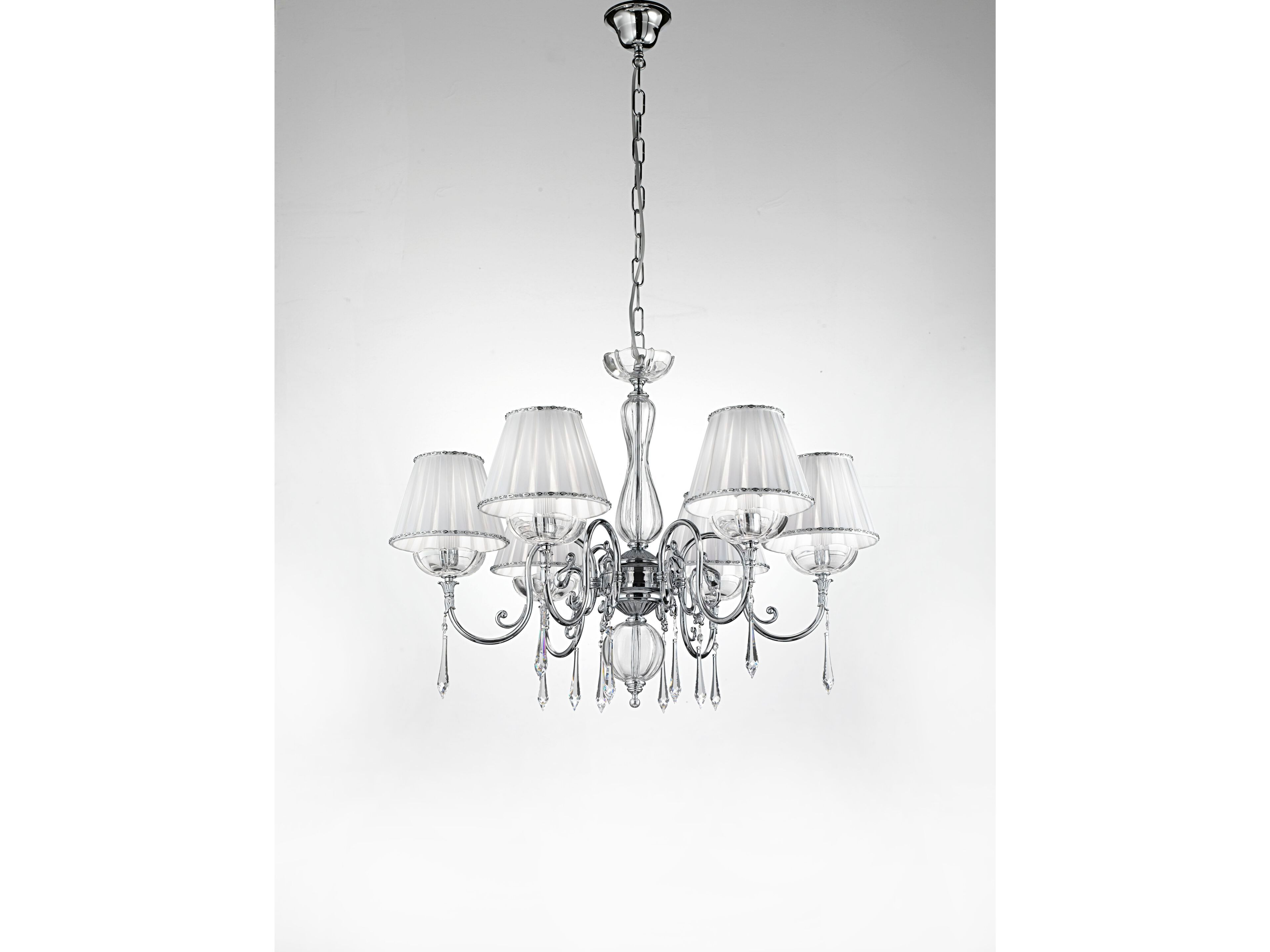 Подвесной светильник из латуни и стекла Cremasco Illuminazione 7364/6L ARCH-00137031 - Вид №1