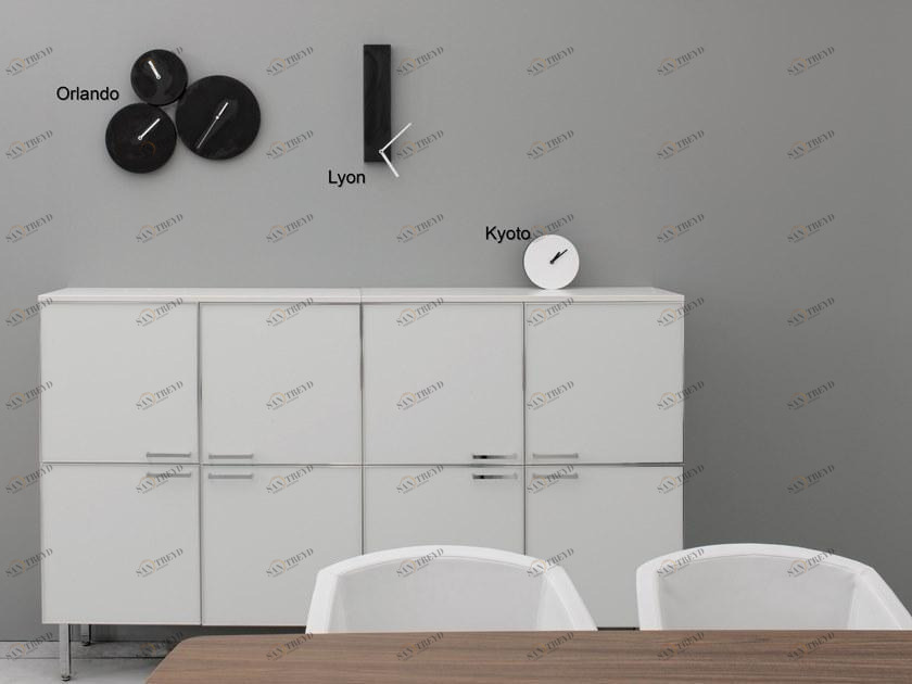 Sinetica Низкая лакированная тумба для офиса с распашными дверцами sun-id-1364731