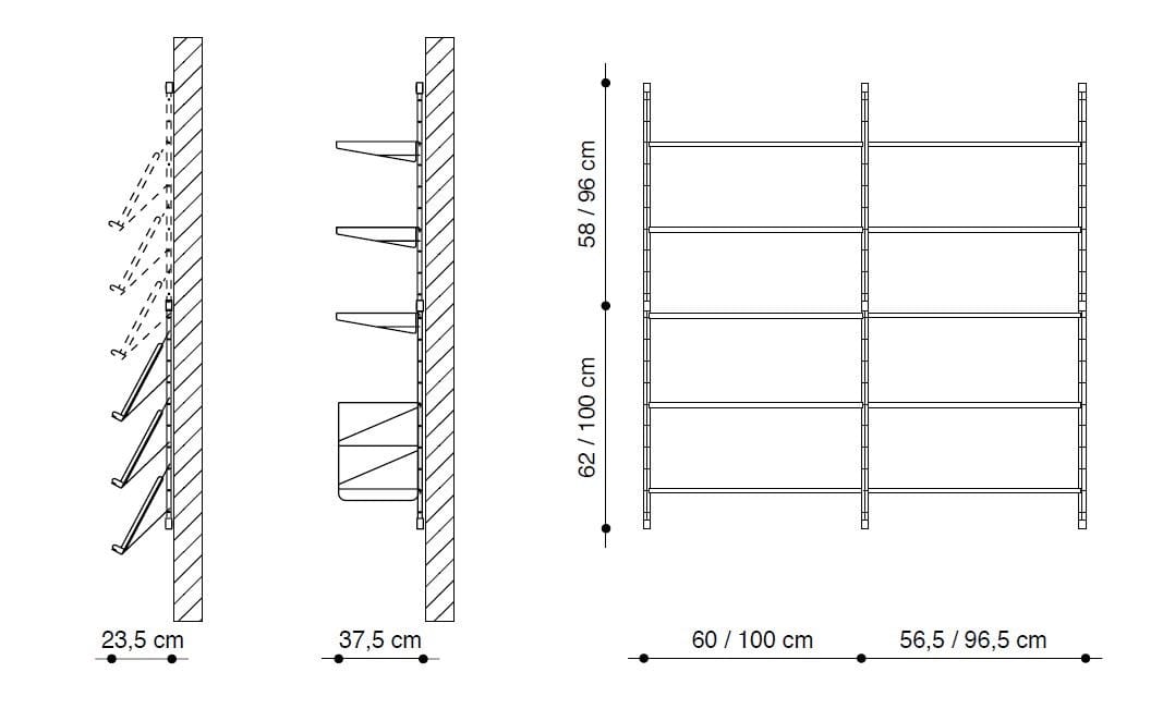 Двухсторонняя стойка дисплея от Земли Caimi Brevetti Сократ ARCH-00029420 - Вид №3