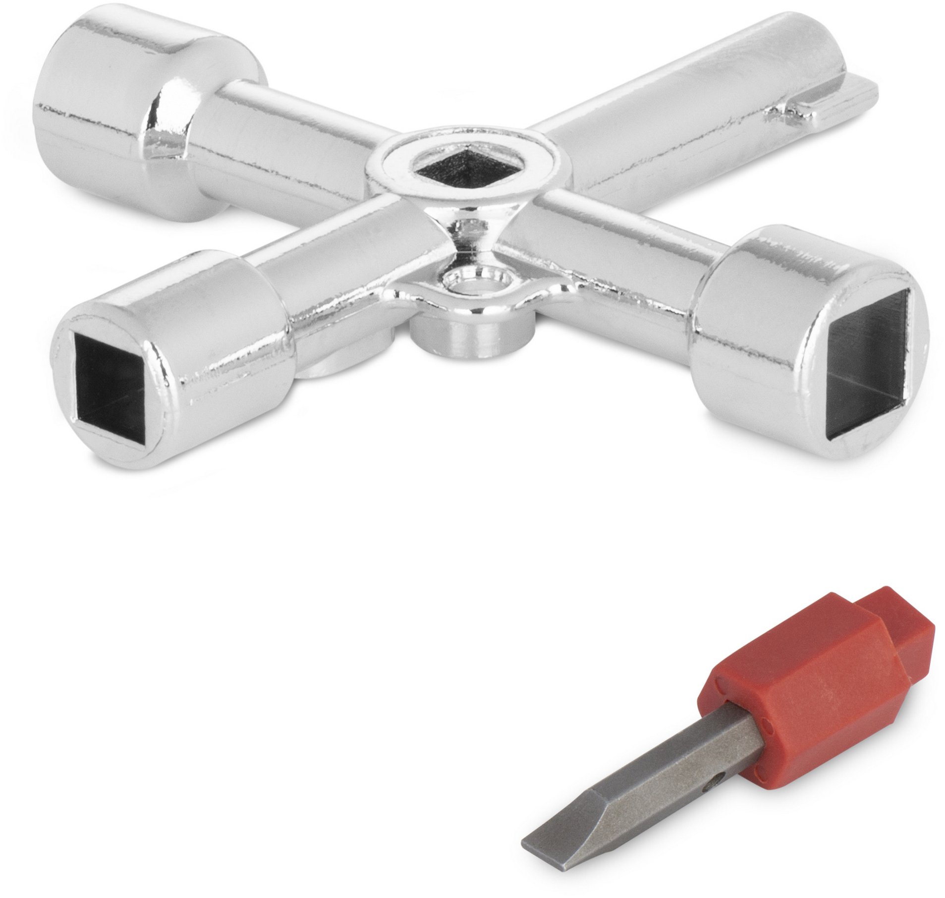 Ключ VIRA для электрошкафов с 5 профилями и двусторонней битой 83665741