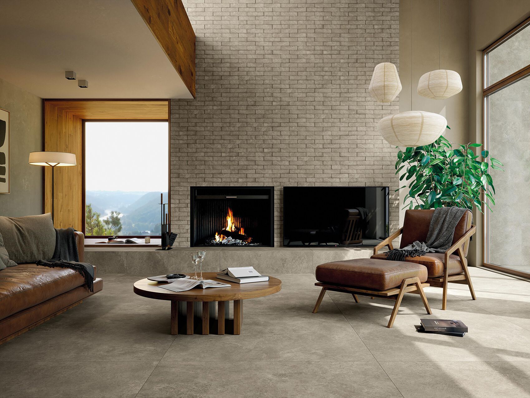 Белая паста с эффектом цемента и декоративная коробка FAP ceramiche Nobu ARCH-00009070