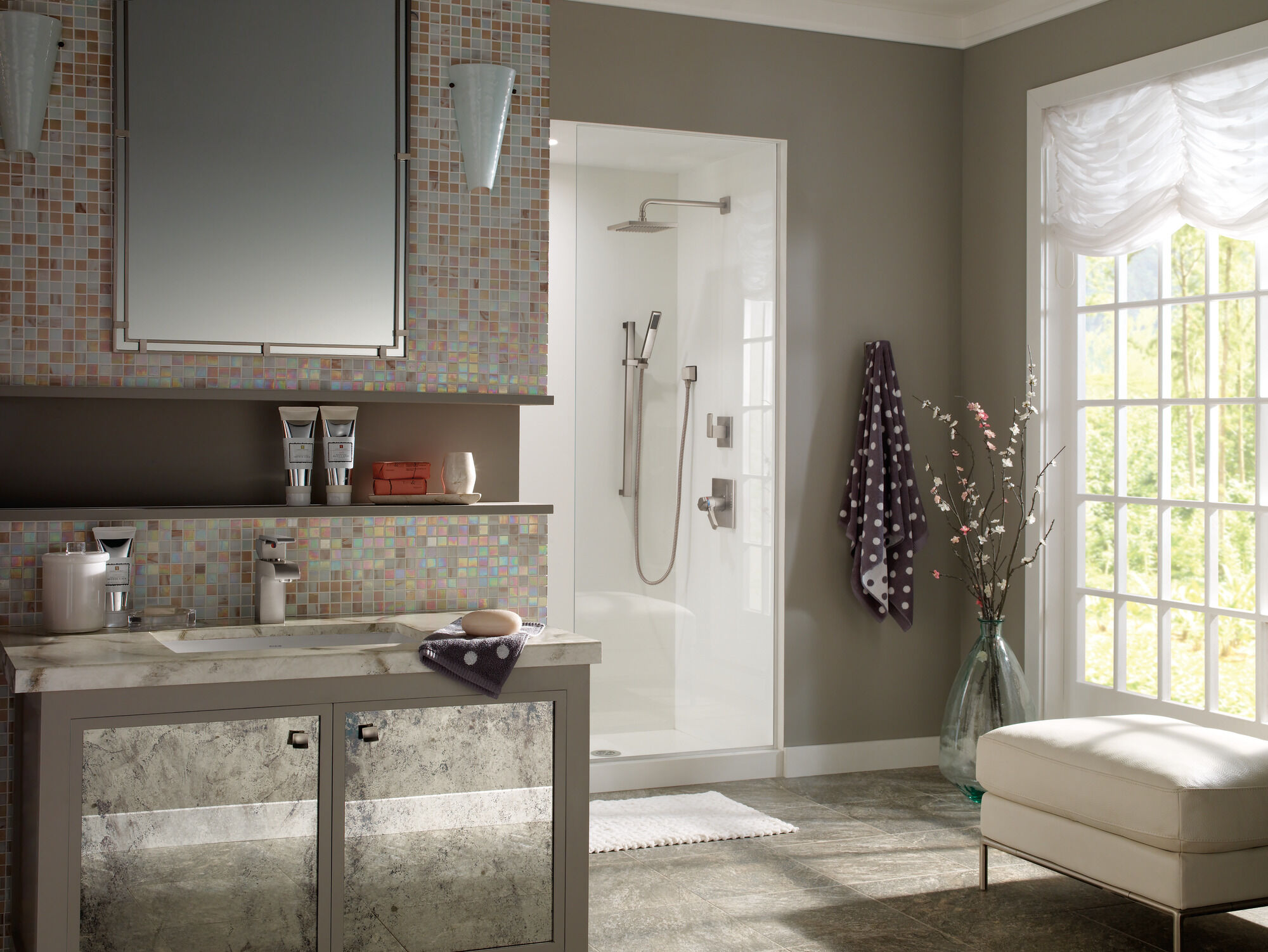 57530-SS Ручной душ с раздвижной штангой премиум-класса Delta Faucet Vero Нержавеющая сталь - Вид №5