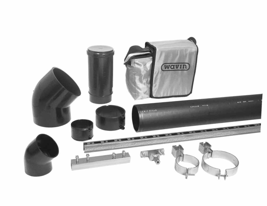 Полиэтиленовая водосточная труба WAVIN ITALIA QUICKSTREAM ARCH-00083231 - Вид №5