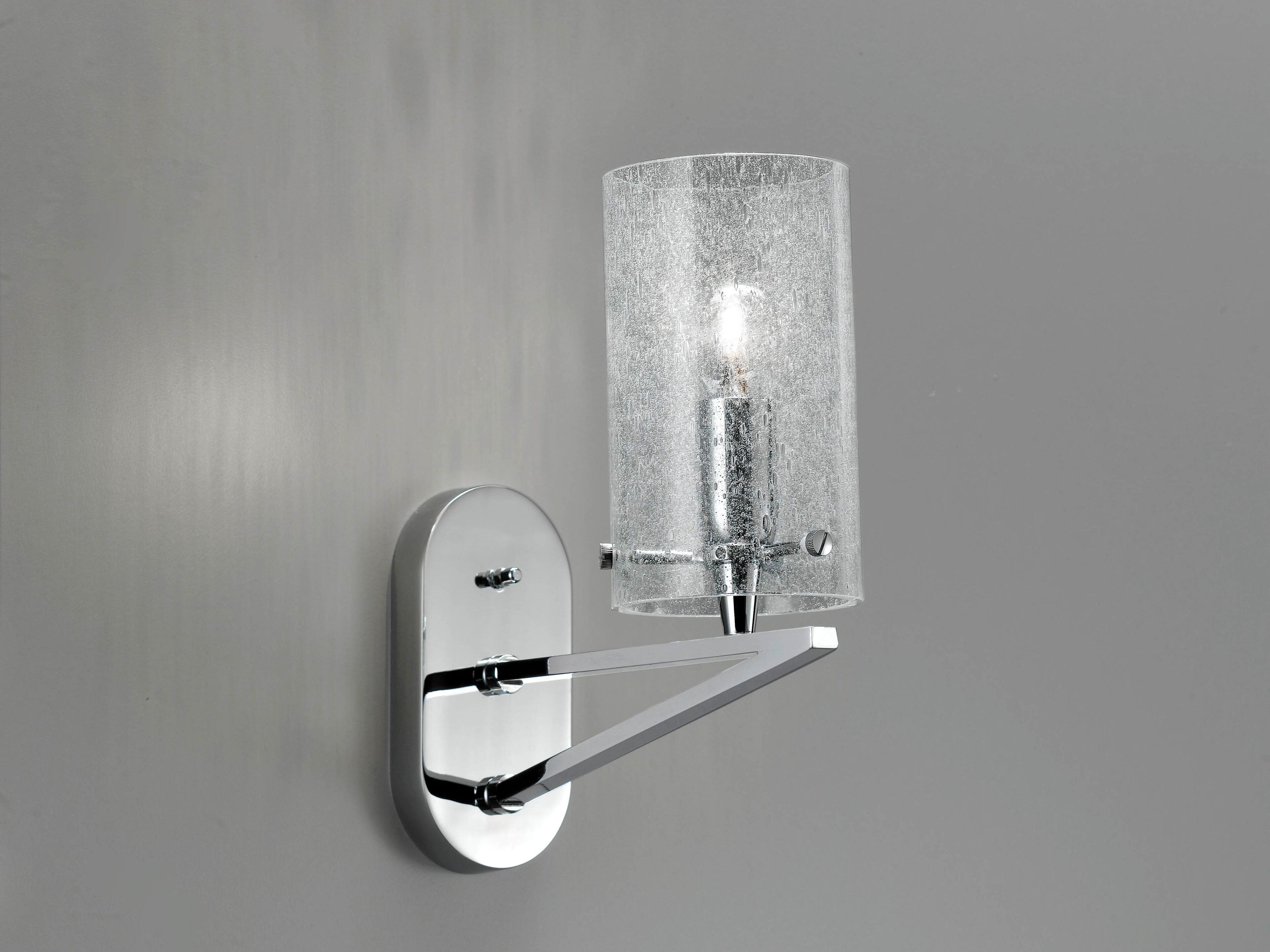 Настенный светильник из латуни и гранулированного стекла Cremasco Illuminazione 7406/1AP ARCH-00147787 - Вид №1