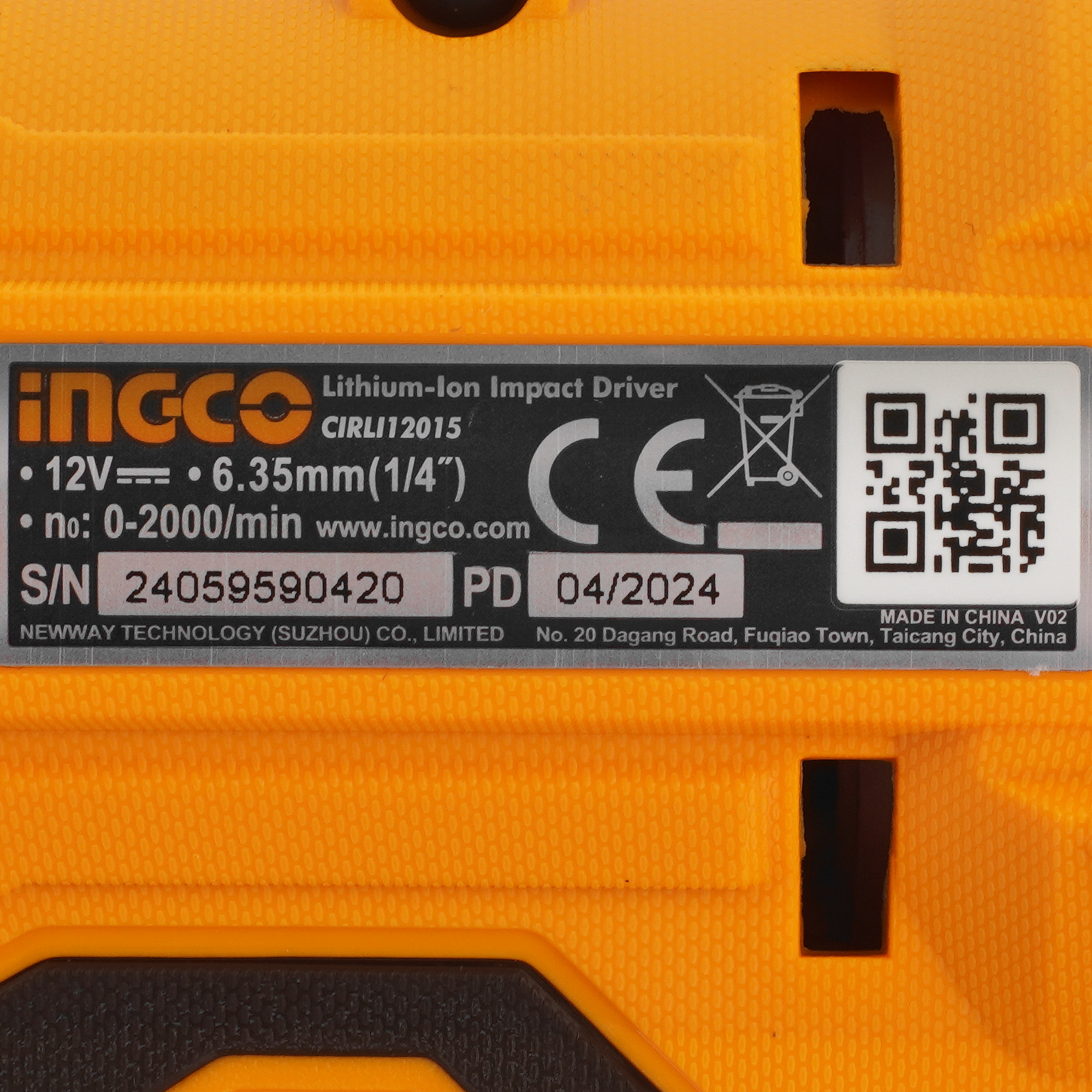 Шуруповерт INGCO CIRLI12015   , Без ЗУ 5497026 STDN-0129731 - Вид №3