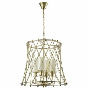 Люстра подвесная бежевая Newport 7224/S NEWPORT ДИЗАЙНЕРСКИЕ 00-3834295 Бежевый;коричневый