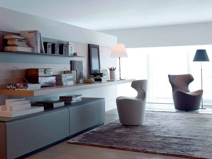 B&B Italia Вращающееся кресло из ткани Papilio Ppa - Вид №5