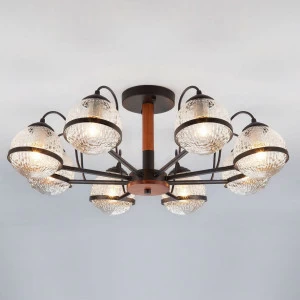 Потолочная люстра Eurosvet Livia 70081/8 черный EUROSVET LIVIA 184395 Черный