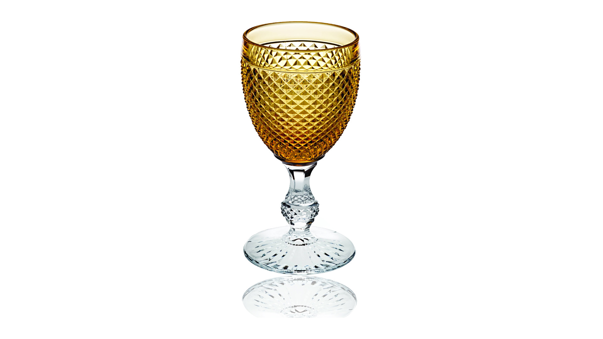 10670960 Vista Alegre Набор бокалов для вина Vista Alegre 280мл, 4шт (янтарная чаша) Стекло Классик - Вид №1