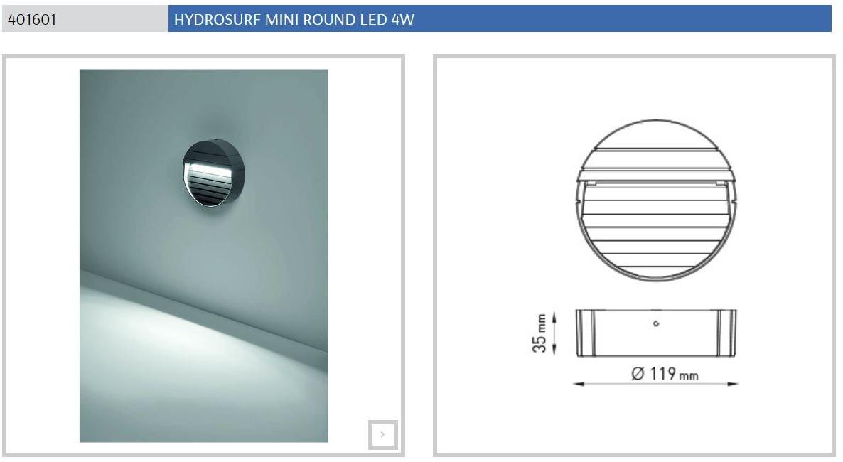 PUK Настенная светодиодная лестница из литого под давлением алюминия для улицы Hydrosurf sun-id-1509538 - Вид №9