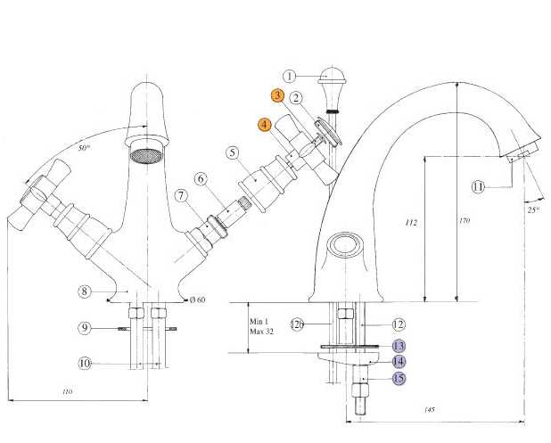 800920YY18 Смеситель Bandini Old England Santreyd - Вид №2