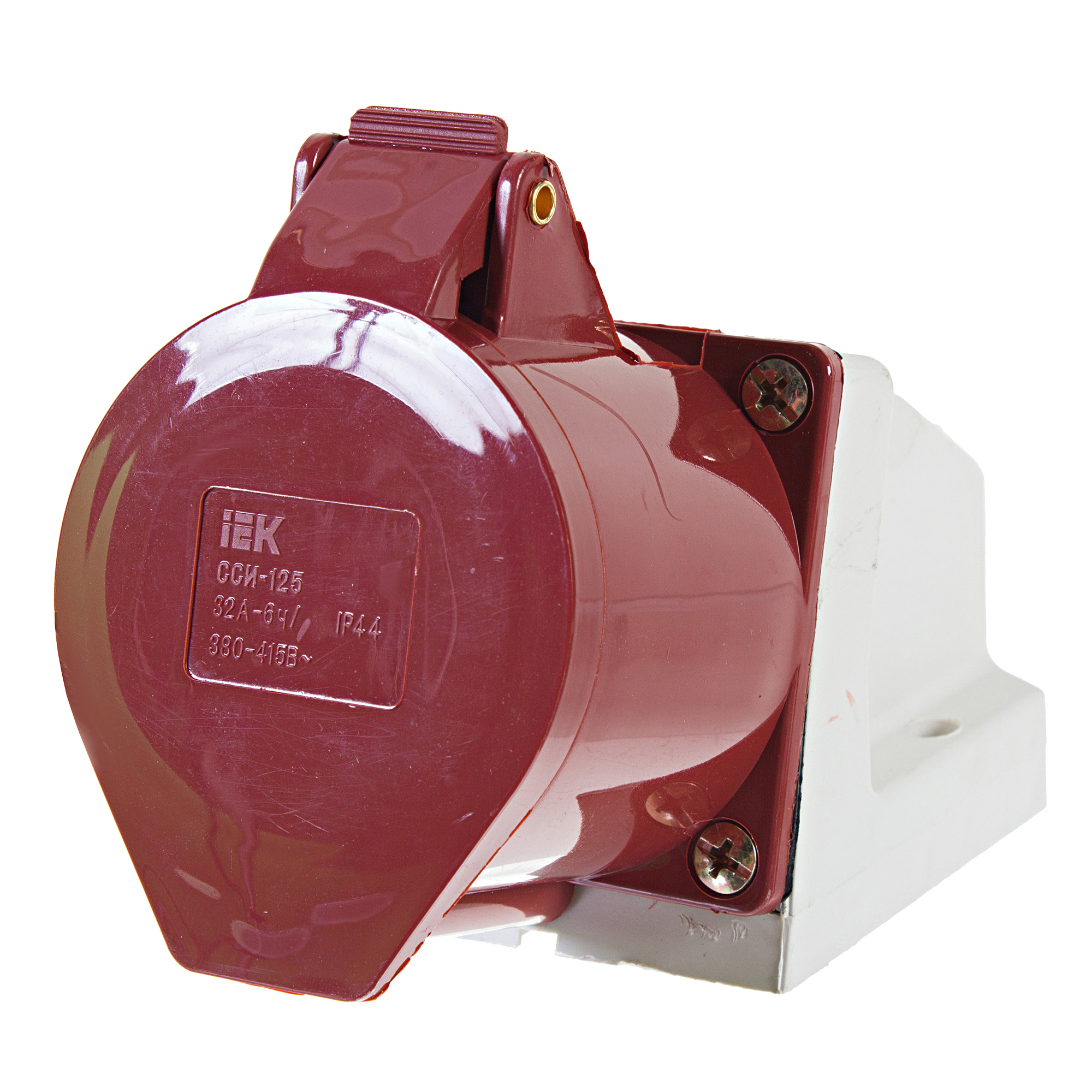 Силовая розетка IEK 32А 380В с заземлением и влагозащитой 11869625 STLM-0001556 - Вид №1