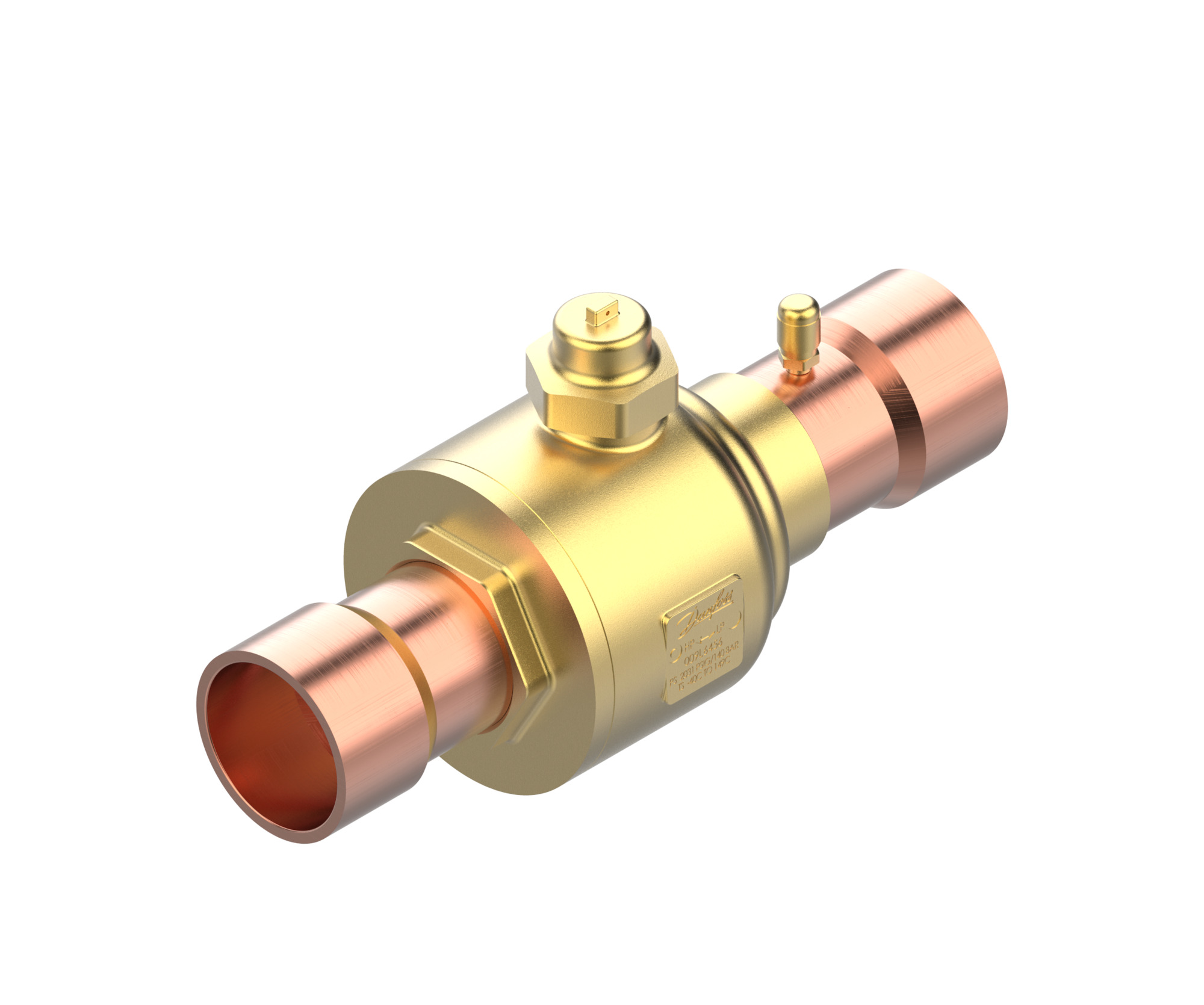 Danfoss GBCT — Запорные шаровые краны для CO2 140 бар GBCT 54s Кран шаровый 009L6456  - Вид №13