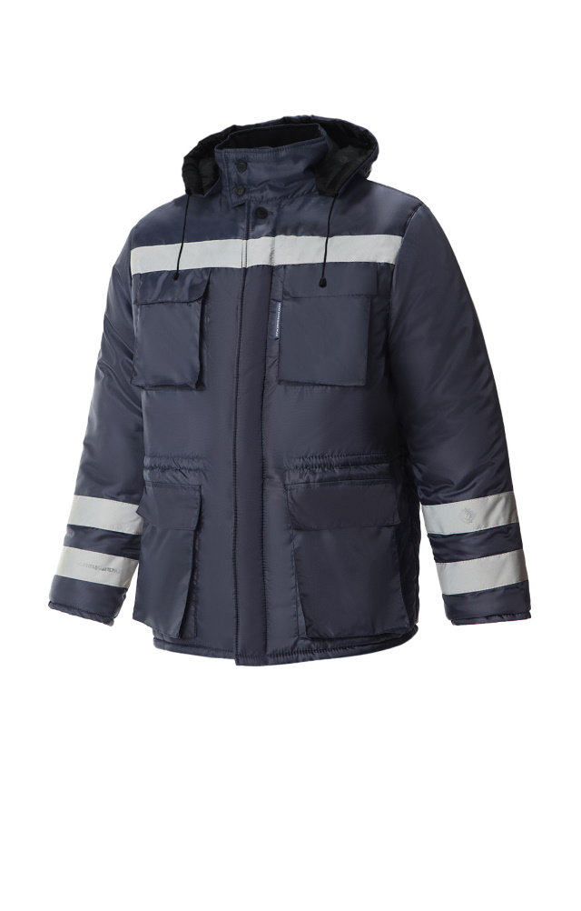 5033652 Костюм ЭКСПЕРТ-К НЬЮ утепленный ткань Оксфорд с СОП темно-синий  Зимняя спецодежда  размер 48-50/182-188  - Вид №1