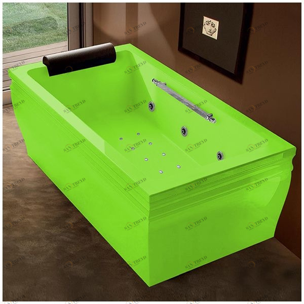 Ванна с гидро и аэроомассажем салатовая Gruppo Treesse Blanque 1810 V161N-SX-S AWAV161NSXS