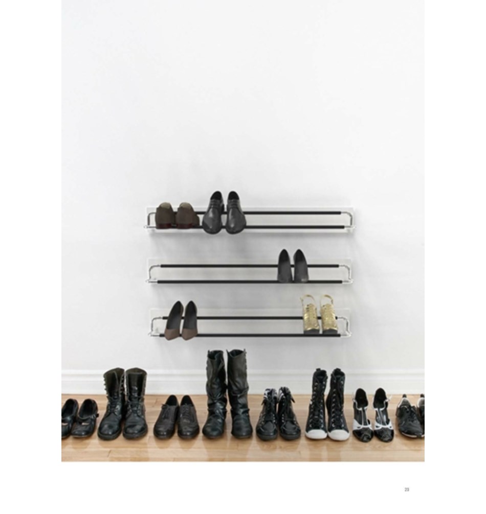 FROST RADA полка для обуви, 100см » белая / полированная Сталь Белый / полированный W5002-W  - Вид №1