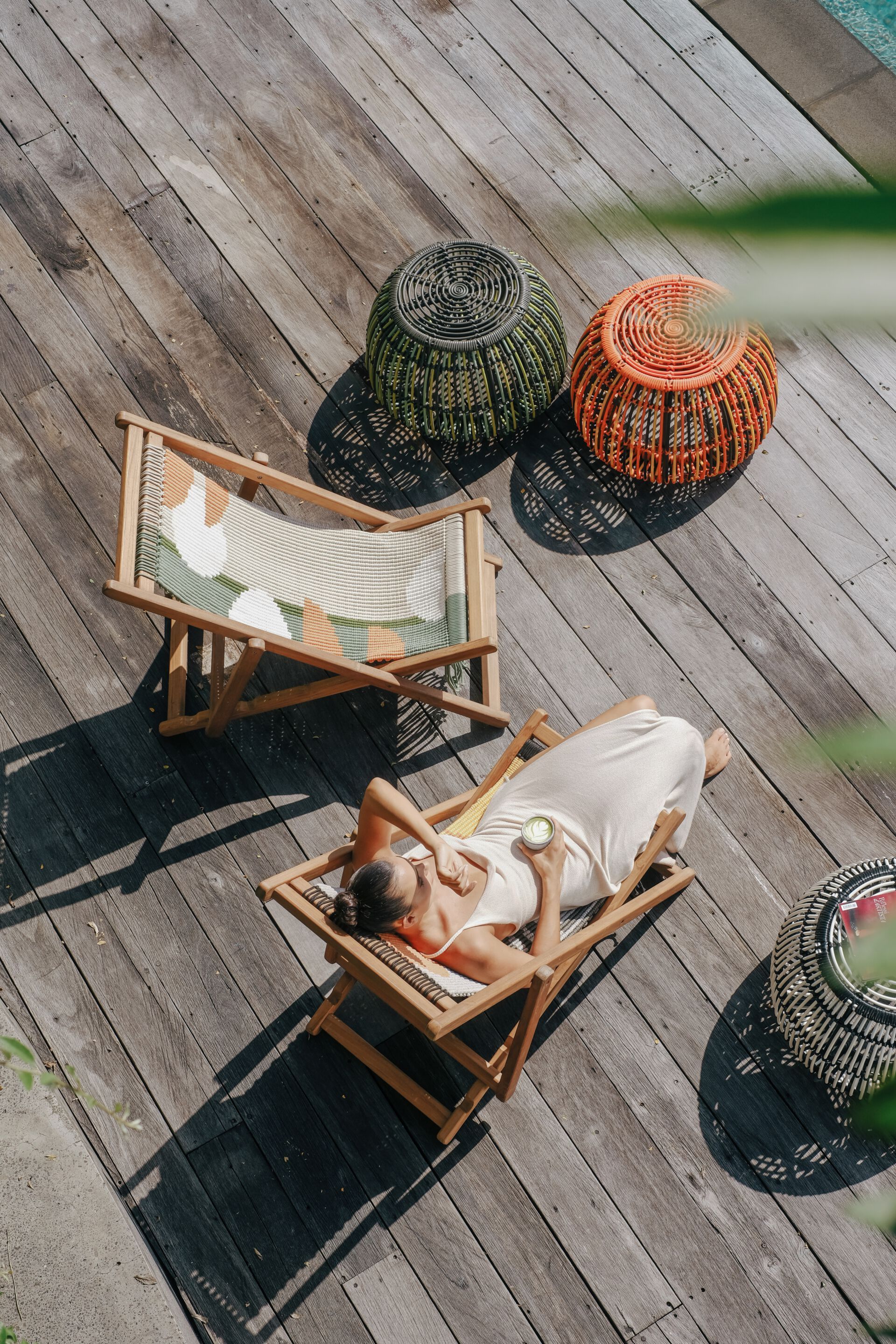 Кресло для отдыха из тикового дерева и веревки cbdesign Виареджо ARCH-00142467 - Вид №49