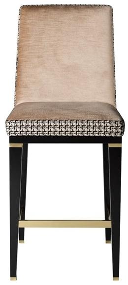 FRATO Высокий бархатный табурет с подставкой для ног  Fup270001aan  - Вид №1