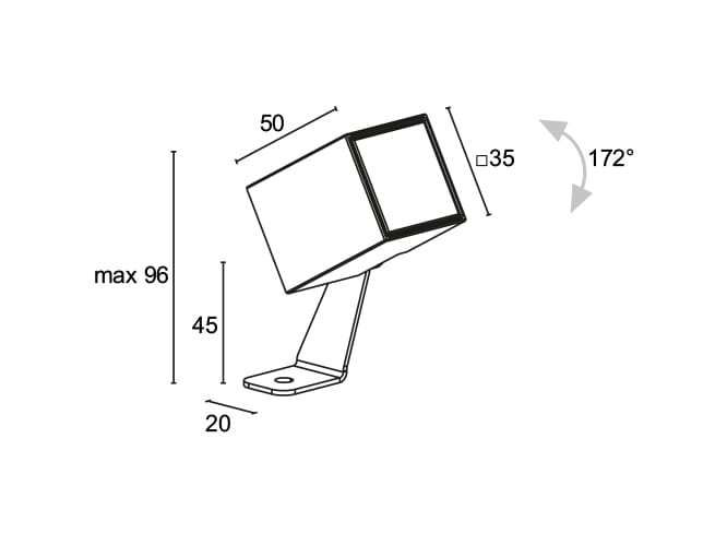 Открытый регулируемый светодиодный прожектор L&L Luce&Light Reiko ARCH-00142488 - Вид №4