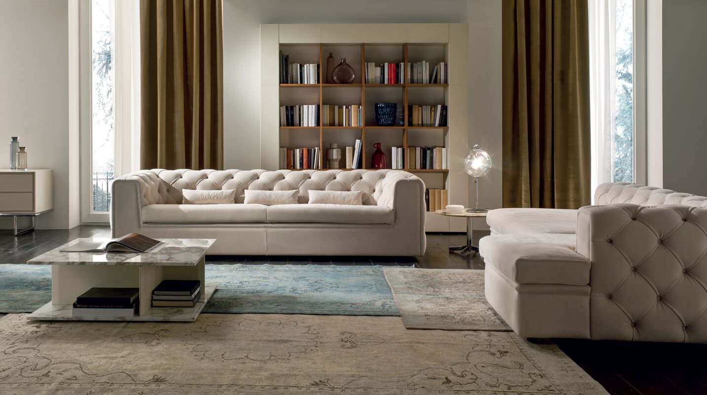 Кожаный диван capitonné i 4 Mariani ARCH-00035814 - Вид №6