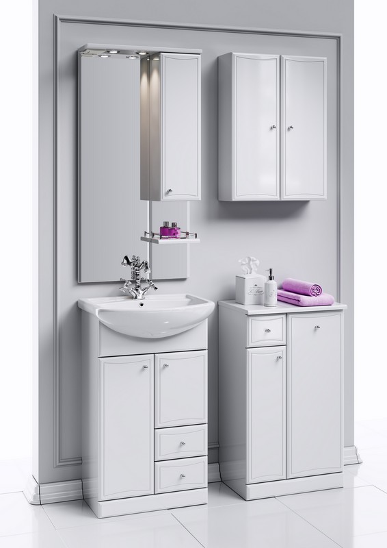 Барселона тумба напольная с ящиком и корзиной Ba.03.05 AQWELLA Barcelona sun-id-277868 - Вид №2