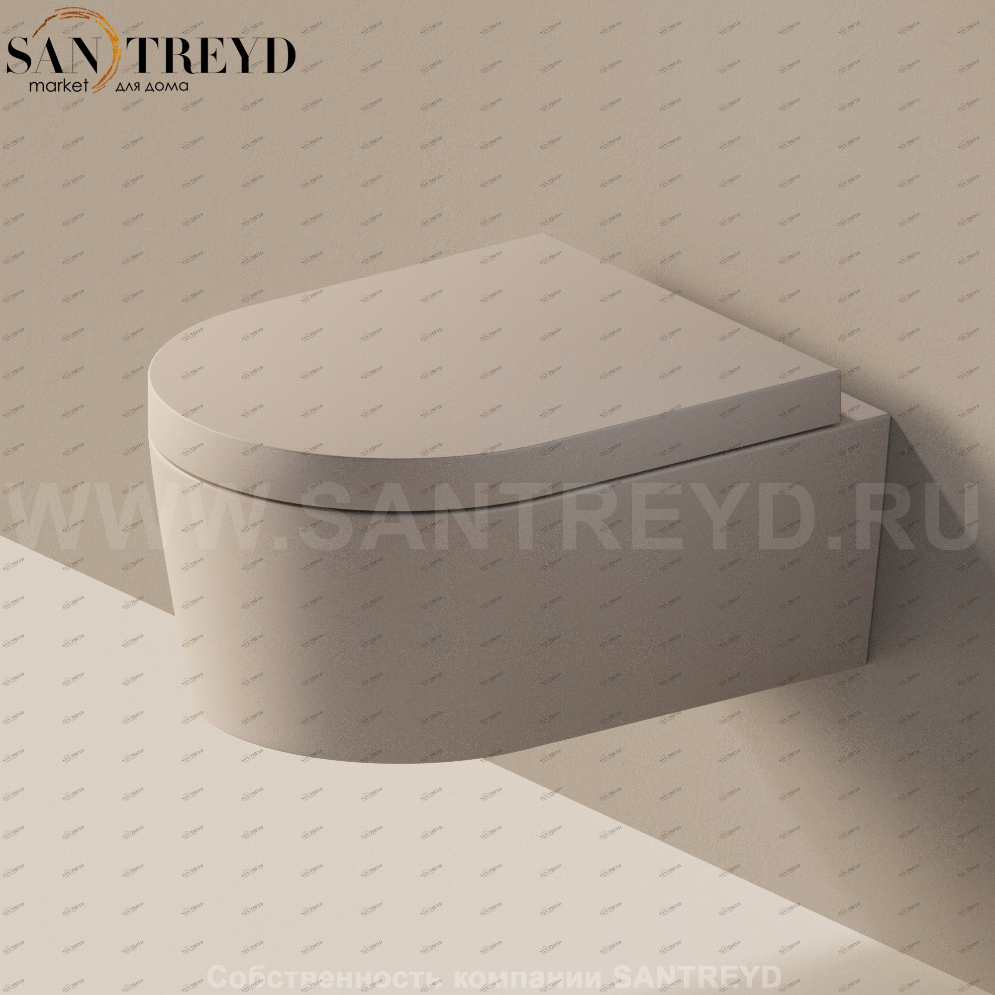 50641019 Подвесной унитаз настенный Серый Ceramica Flaminia Link Италия