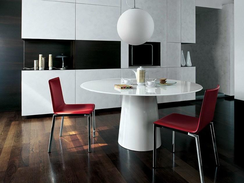 Sovet italia Круглый стеклянный стол Totem sun-id-1456653 - Вид №1