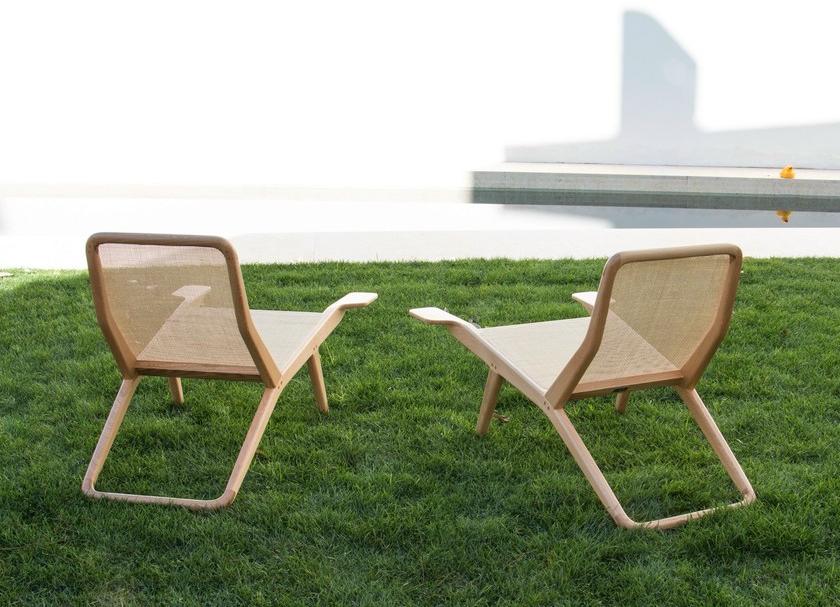 Branca Lisboa Шезлонг из ясеня с подлокотниками sun-id-1407313 - Вид №5