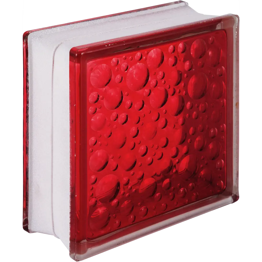 Стеклоблок Богема Савона цвет ярко-рубиновый 13470853 STLM-2086298 VITRABLOCK 